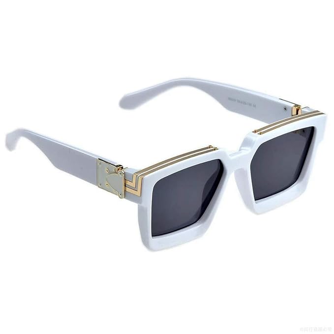 Dervin Men Square Oversized Non-Polarized Sunglasses
