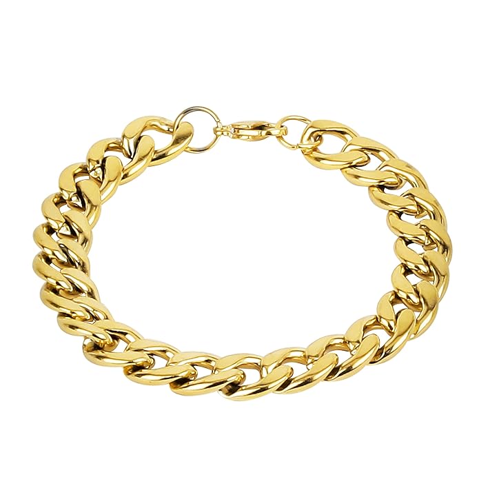 Fashion Frill Designer Stainless Steel Bracelet for Men Boys Silver Color Polished Bracelets